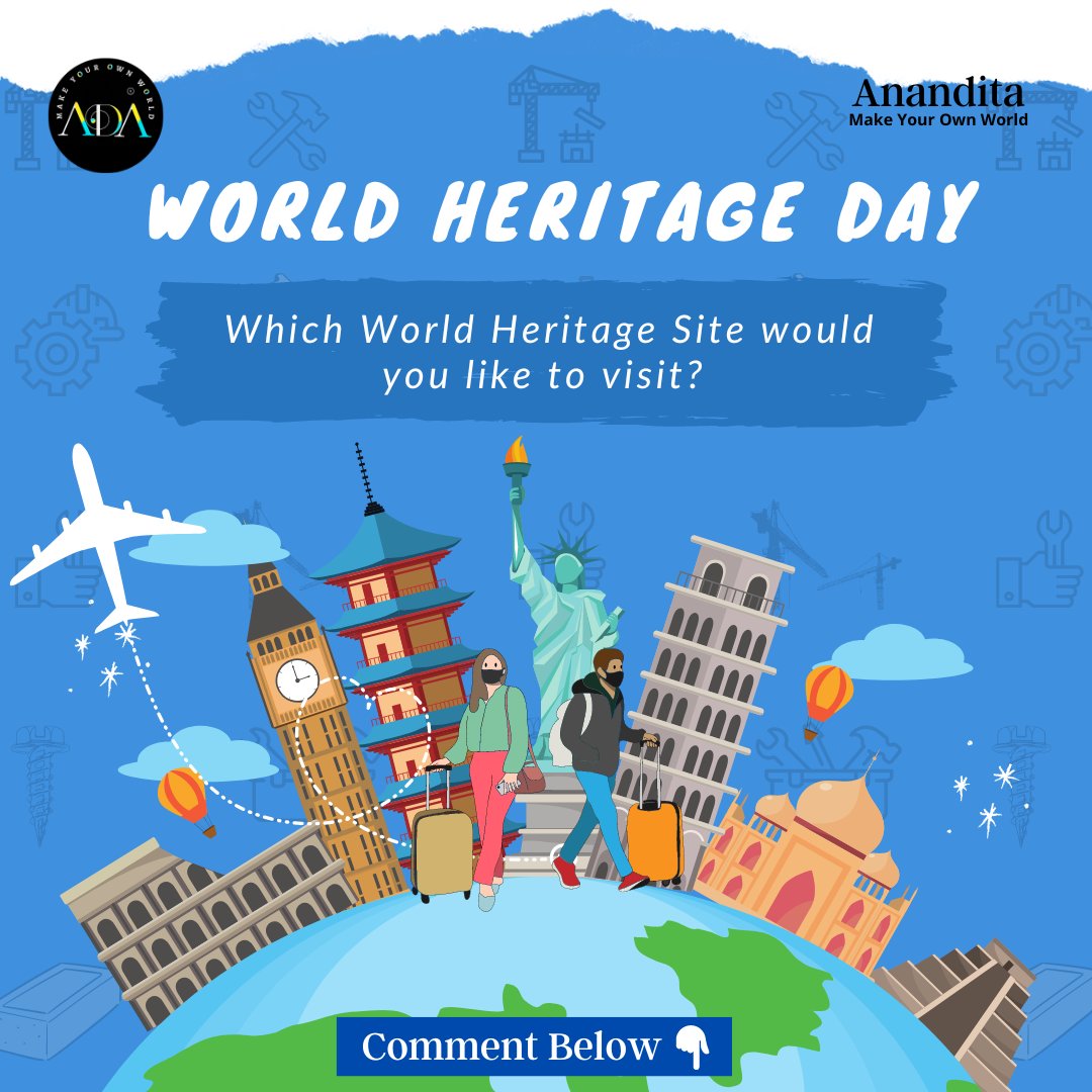 AnandBuildtech's tweet photo. On this World Heritage Day, let's celebrate the rich cultural heritage of our world and pledge to protect and preserve it for future generations. #WorldHeritageDay #CulturalHeritage #PreserveAndProtect #anandita #constructionmaterial #gharbanaogharbaithebaithe #makeyourownworld https://t.co/ZO6pWShgjW