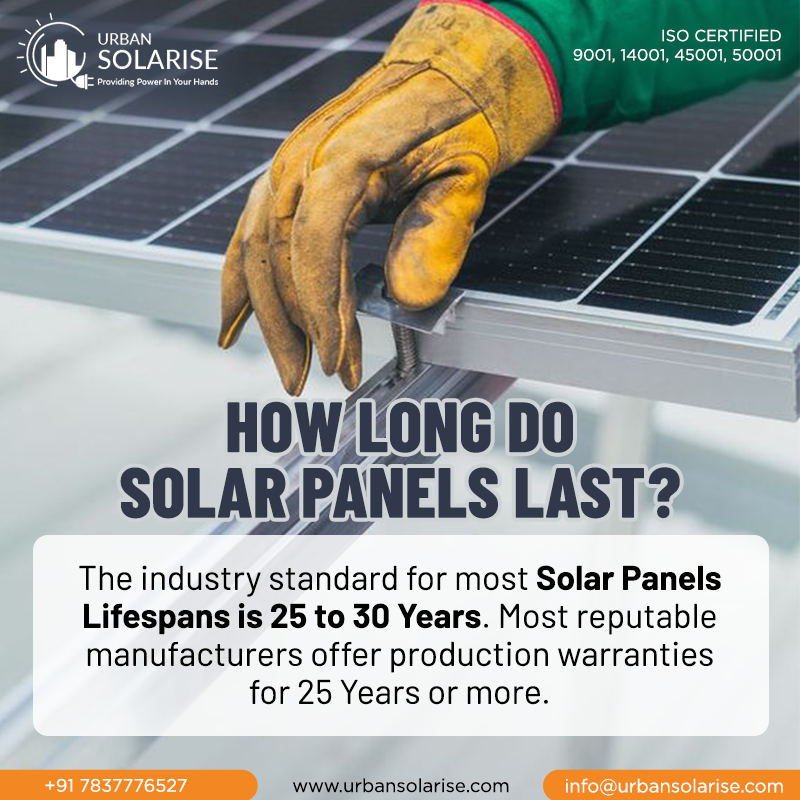 urbansolarise's tweet image. Good solar panels can last anywhere from 20 to 30 years, but there&apos;s not necessarily a date at which point you should immediately replace yours.

For more information visit now -  urbansolarise.com

#solarpanel #solarenergy #solar #solarpower #renewableenergy #solarsystem