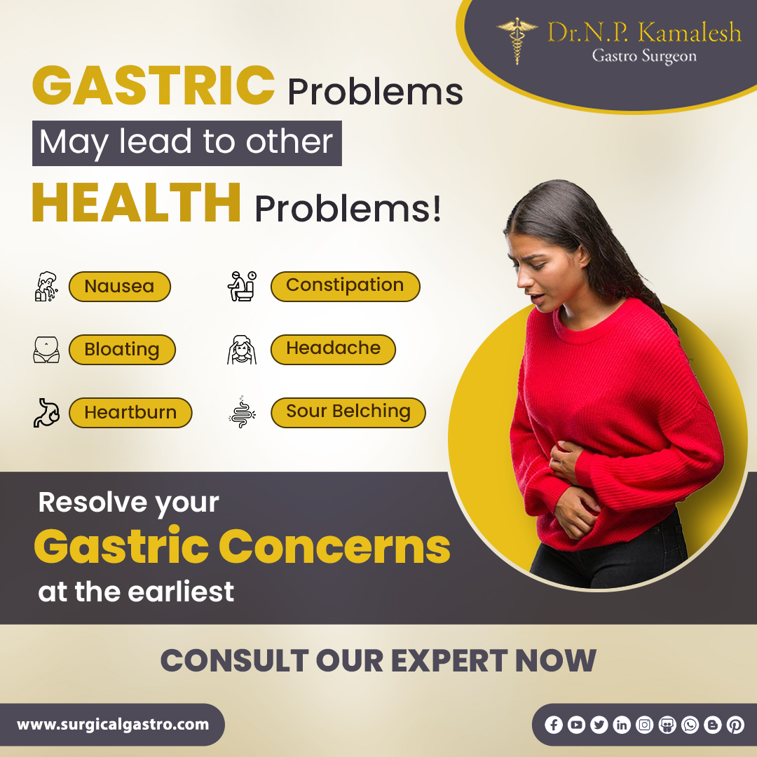 Don't neglect your gastric problems. It can lead to other health problems like nausea, constipation, heartburn, etc. So get your gastric issues treated on time...‼️
#GastricProblems #GastricProblemComplications #Gastric #GastricDiseases #GastricsurgeonCoimbatore #dr_n_p_kamalesh
