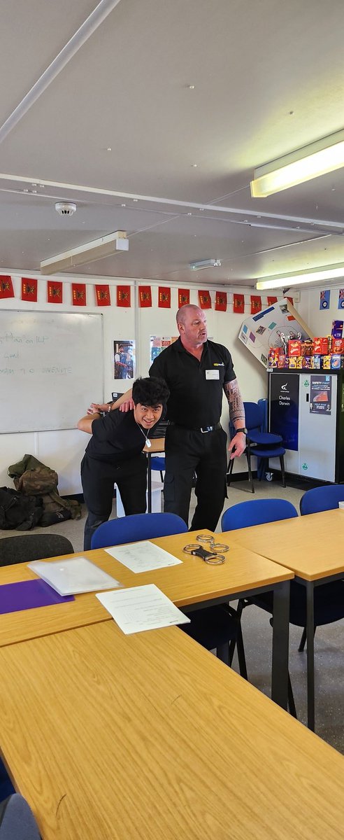 DerbycollegePS's tweet photo. A great morning with BeeSafe Training. Providing our learners with the latest physical intervention and search training following the national decision making model. Thank you Chris.
#practicalteaching #learning #CollegeStudent #notalllearninghappensinaclassroom https://t.co/QtO2g9uD6N