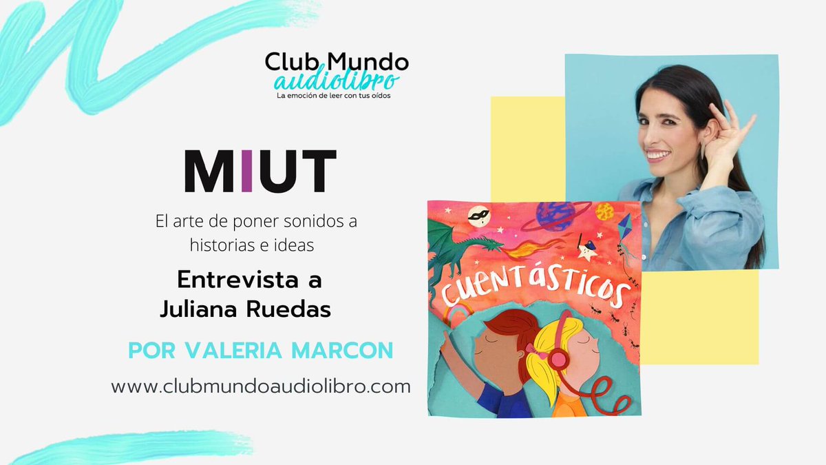 #podcast Escucha la entrevista a Juliana Ruedas <a href="/miutbarcelona/">Juliana Rueda</a>, fundadora y CEO de <a href="/MiutBooks/">Miutbooks</a>. ¡Te espero! #audiolibrosenespañol #proyectosaudiovisuales #historiassonoras
clubmundoaudiolibro.com/miut-juliana-r…