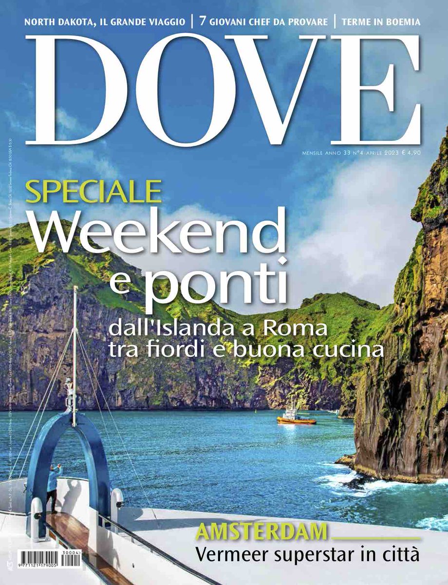 Da venerdì 24 marzo trovate in edicola il nuovo numero di DOVE con lo Speciale Weekend e ponti di primavera, dall'Islanda a Roma. Vi aspettiamo!
#doveviaggi #travelmagazine #weekend #ponti #Primavera