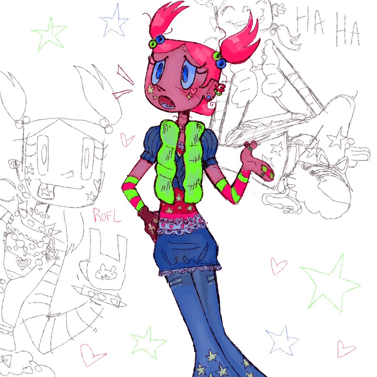 starmansd3ath's tweet photo. Double vest girl https://t.co/d6ERVKc0MB