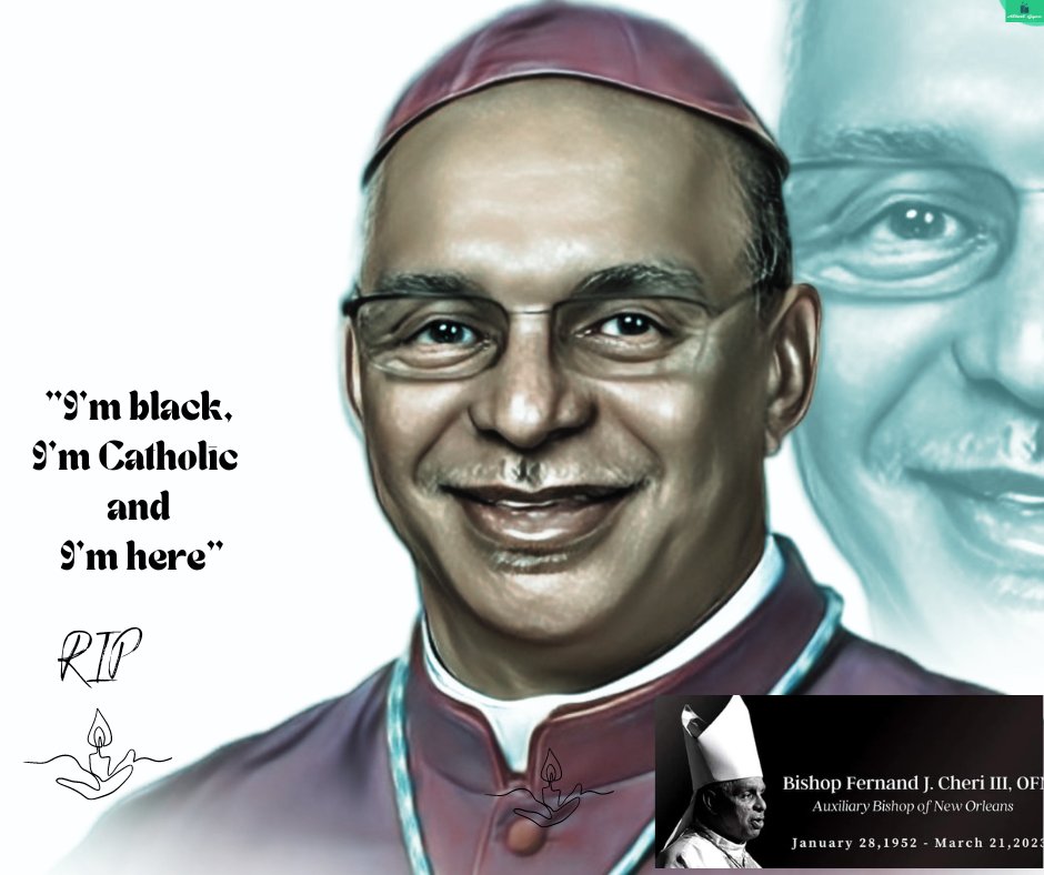 KojoGyan's tweet photo. New Orleans Auxiliary Bishop Cheri dies at 71 after lengthy illness https://t.co/JVme5OavFo via @cnalive 
@AfricanCatholi1 
@AfroCatholicdmv 
@_BLACKCATHOLIC 
@lambom2 
@emirawoods https://t.co/1MwNiS13Iv