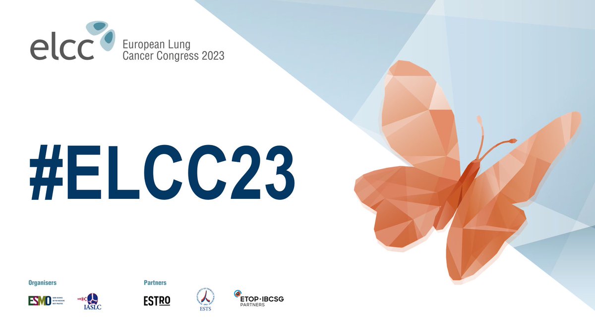 The European Lung Cancer Congress is ready to start in a few of days *Official hashtag: #ELCC23 👈🏻