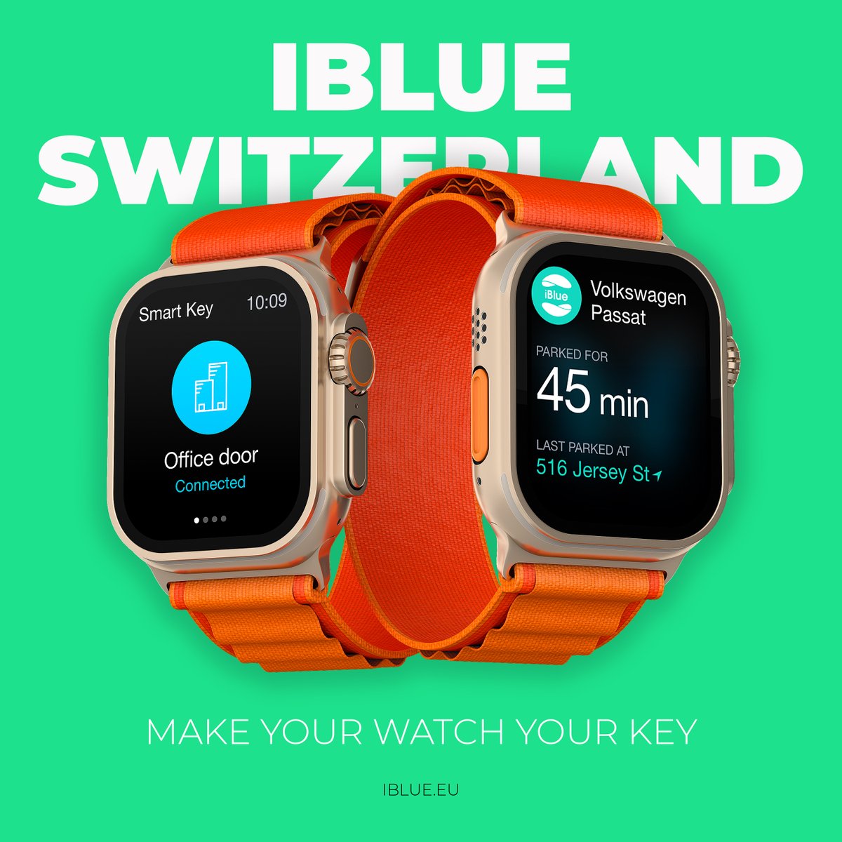 Use your Apple Watch as your key! The iBlue Smart Gate and iBlue Immobilizer is not only compatible with your smartphone, since any data on your phone application handles can be also displayed on your smart watch: iblue.eu