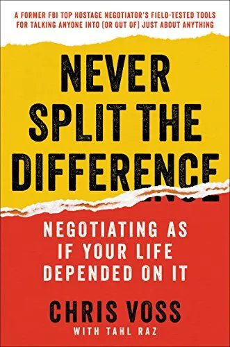 Weekend book suggestion! Still not sure we should refer you to "Never Split The Difference" by Chriss Voss. Learn from a former FBI hostage negotiator how to handle negotiations. #book #negotation