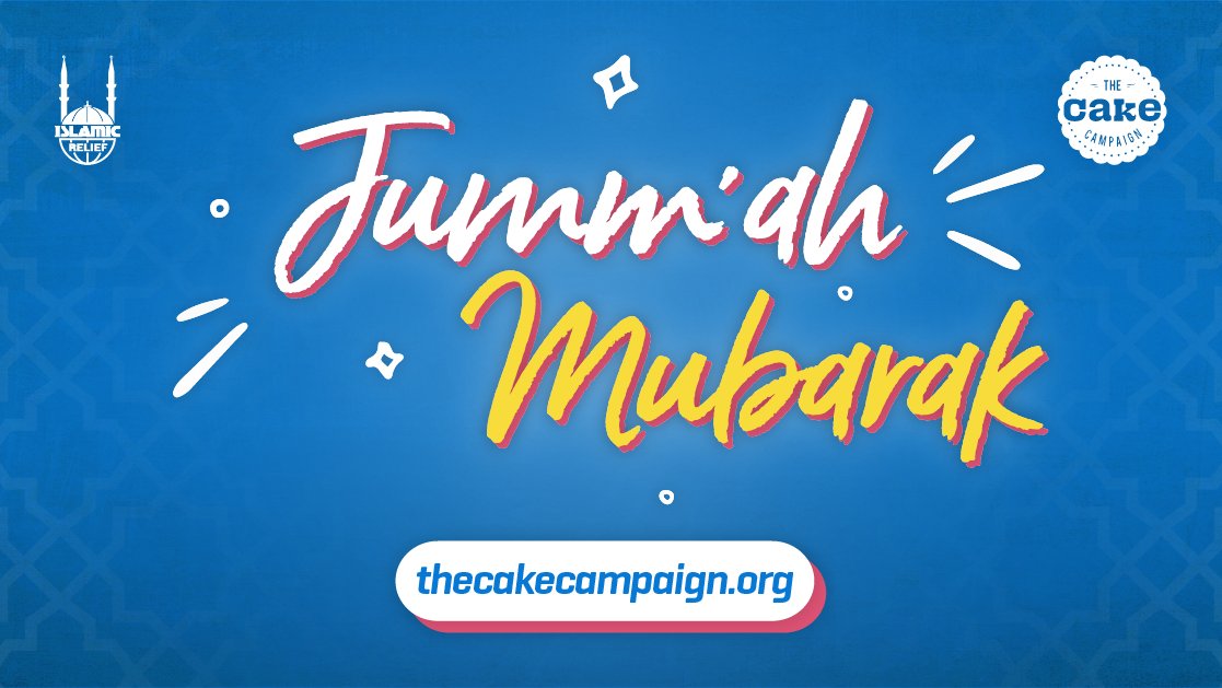 📖 “Whoever recites The Surah Kahf on the day of Friday, will have a light for him between this Friday and the next.” 🌟
 ☺️Jummah Mubarak from The Cake Campaign 💙

#cakes4syria #thecakecampaign