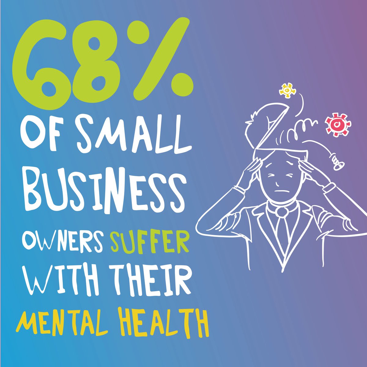 Running a business can be extremely rewarding but also extremely stressful! 

It’s important to remember that while you’re supporting your staff and helping to protect their #mentalhealth and #wellbeing , the same advice applies to yourself.

buff.ly/3mELd1A.