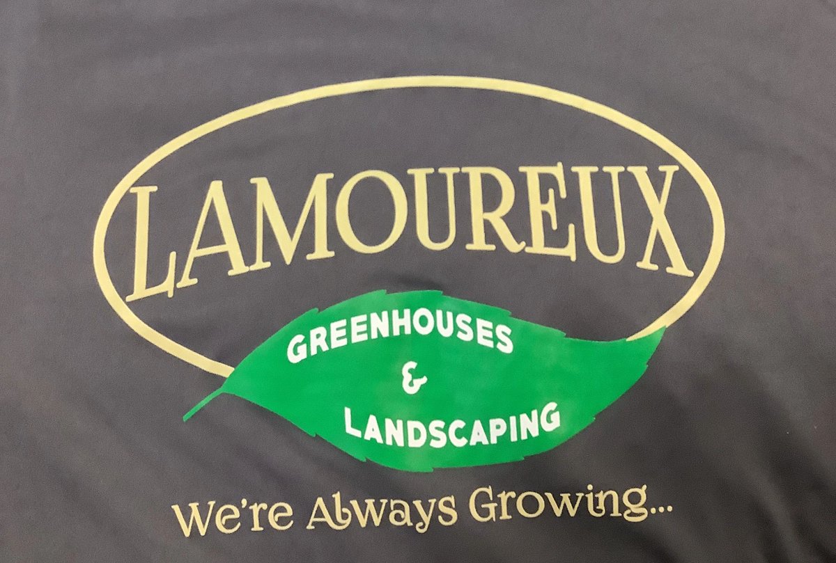 Thanks to Lamoureux Greenhouses & Landscaping for trusting us with this project!

Check out their Facebook page to learn more: facebook.com/LamoureuxGreen…

#IAmTShirts #CustomApparel #CustomScreenPrinting