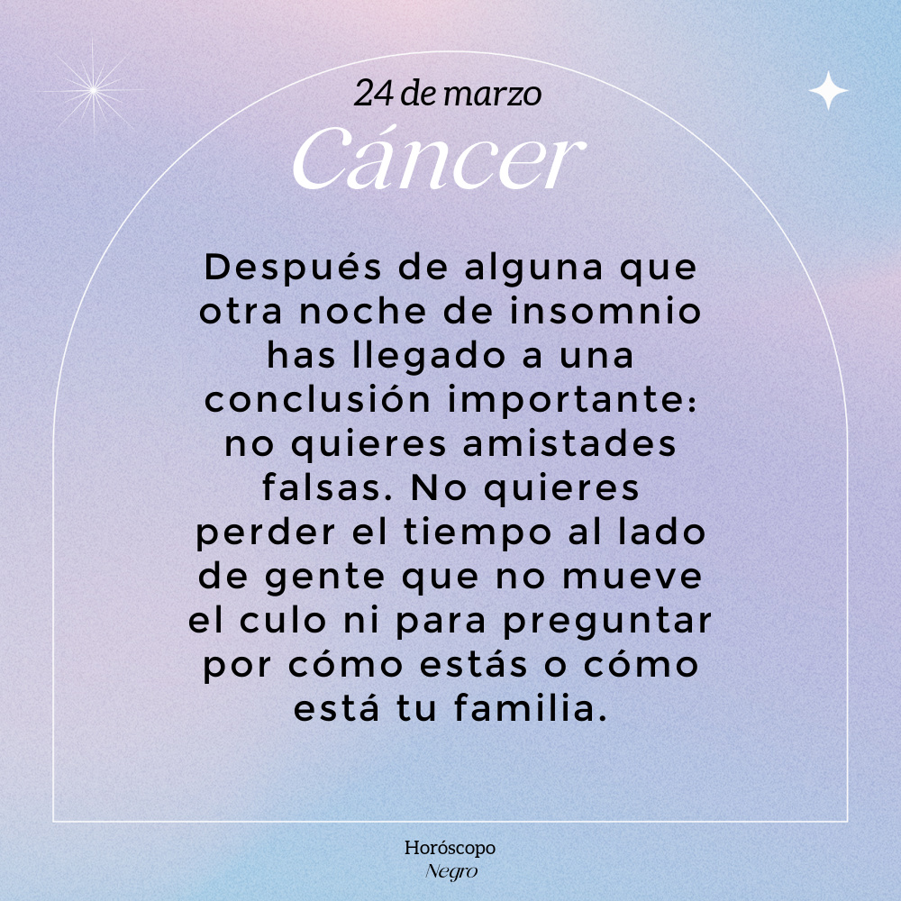 cancer_hn's tweet photo. El horóscopo diario del 24 de marzo para #Cancer ♋🔮 Léelo completo aquí: https://t.co/9eyjUa4bkj https://t.co/0Otwe0s8vW