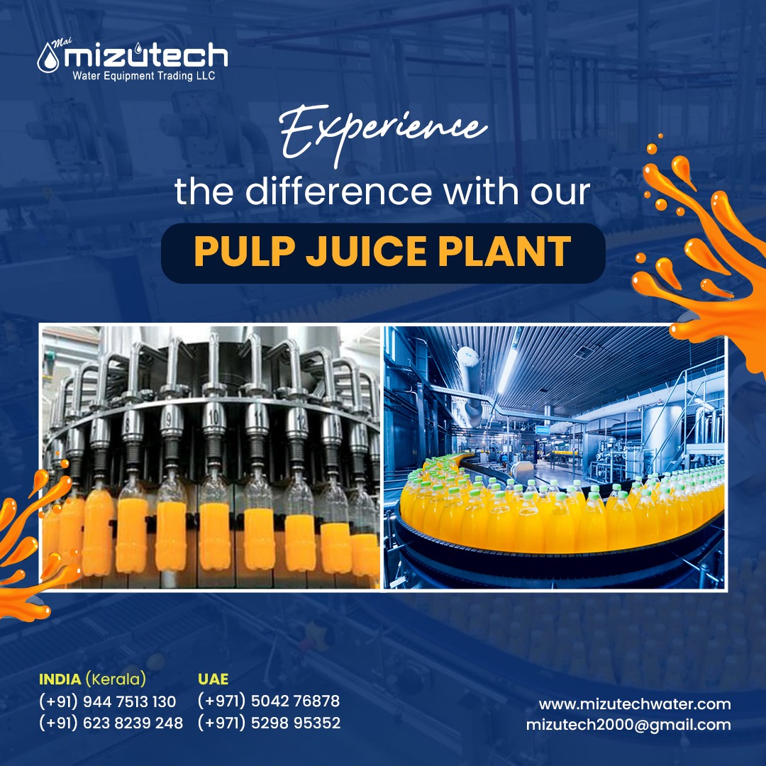 mizutech1's tweet photo. Experience the difference with our pulp juice plant. Contact us now to get yours.

📞 +971 50 427 6878, +91 9447513130
🌐 https://t.co/5i17ZvpVEW

#mizutech #water #watertreatment #waterplants #drinkingwaterplants #pulpjuice #pulp #technical #technicalsupport #wastewatertreatment https://t.co/LkKRhoWgWi