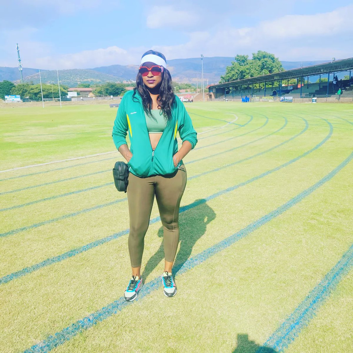 Liliansen's tweet photo. Provincial athletics in Rustenburg #mamwabana all sporty https://t.co/yg2vg3Bog2