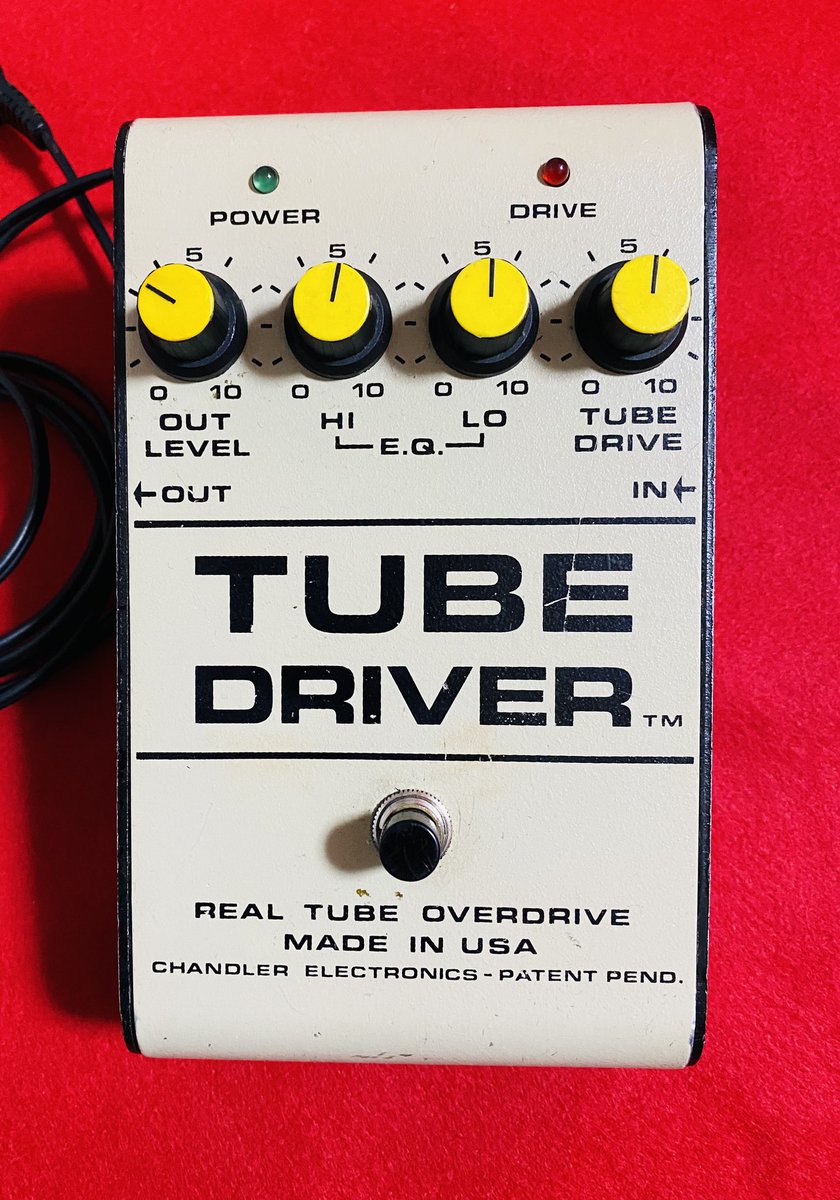 gitasuregumi's tweet photo. 今日は時間あったから
こんなエフェクターサウンドも
確認しながら聴いてみたけど
TUBE DRIVE良いねー！(^-^)
めちゃくちゃ歪む。

DODのEDGEも面白い。
いずれCOMPLEXのサウンド検証もやるとしよう。(*^ω^*)
お楽しみに！*\(^o^)/*

#COMPLEX
#布袋寅泰
#TUBEDRIVER
#DOD
#RAT
#CS2 https://t.co/BodvUATZ2O