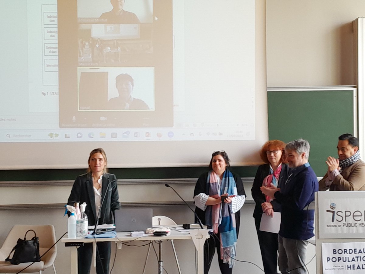 ACTIVE team BPH (@activebph) on Twitter photo Félicitations à <a href="/MarionPech/">Pech Marion</a> la dernière Docteure de l'équipe 👩🎓
Et merci aux membres du jury Dr <a href="/avilafunes/">J A Ávila Funes</a> , Mr Emmanuel Monfort, Pr Anne-Sophie Rigaud et Pr Pascal Desbarat pour leur présence Félicitations à <a href="/MarionPech/">Pech Marion</a> la dernière Docteure de l'équipe 👩🎓
Et merci aux membres du jury Dr <a href="/avilafunes/">J A Ávila Funes</a> , Mr Emmanuel Monfort, Pr Anne-Sophie Rigaud et Pr Pascal Desbarat pour leur présence