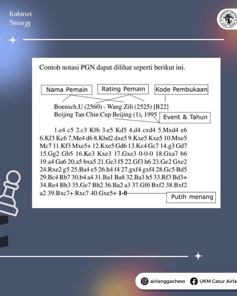 [ACT Trivia]

#AirlanggaChessTeam2023
#UKMCaturAirlangga
#WeCanSolveIt
#KabinetSinergi
#UniversitasAirlangga