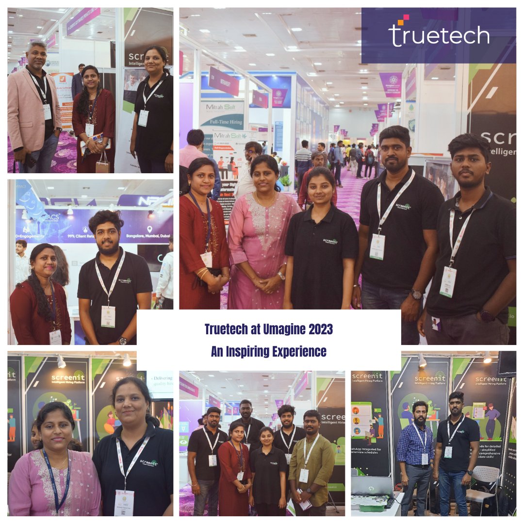 TruetechTech's tweet image. The #Truetech team was excited to be at the most happening event in Chennai, #Umagine2023.

 The stalls were engaging, informative and inspiring. Among the booths we visited, we also stopped by #ScreenIt at Booth C 22. 

 #umagine #umagine2023 #umaginechennai #umaginechennai2023