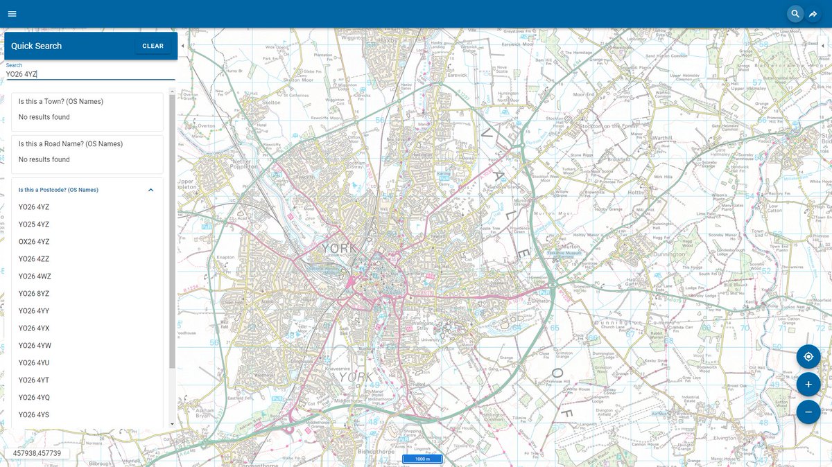 cadcorp's tweet image. Cadcorp SIS 9.1 is here | #SISWebmap Quick Search allows for fuzzy searches and free access to @ordnancesurvey #OSDataHub APIs. What else is new? cdcp.io/sis9-1 #SIS9.1 #MakingSenseofPlace #spatialinsight #GIS