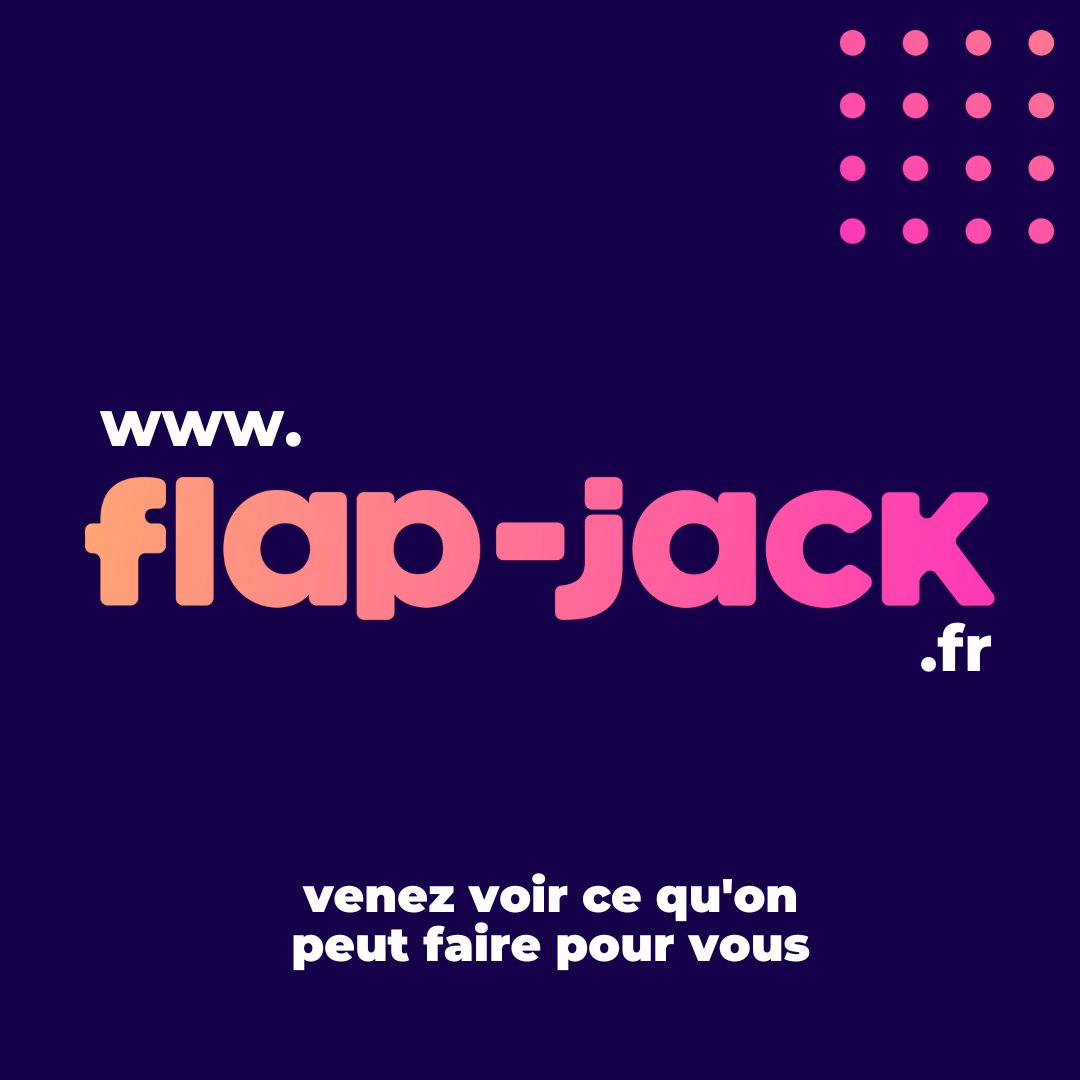 flapjackagency's tweet photo. Nous sommes ravis de vous annoncer le lancement de notre nouveau site web !

Découvrez nos différents services en visitant https://t.co/S2Ev6sShjM

#NouveauSiteWeb #Startup #DécouvrezNous #EntrepriseInnovante https://t.co/MQlUgLQbqv