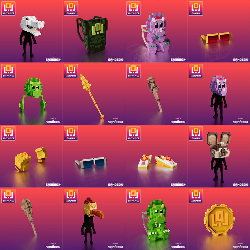 AlcyMeta's tweet photo. 🎉Lolympics #NFT #Giveaway🎉

 Win your favorite stuff for #TheSandbox from #Lolympics Collection

➡️https://t.co/TBt55DiRR1

1⃣Comment with the name of your favorite equipment 
2⃣Tag 3 #SandFam members
3⃣Follow @AlcyMeta +RT+ ♥️

Value : Up to 250 $SAND 
Raffle : Apr. 15th https://t.co/rVUxZpmJGn
