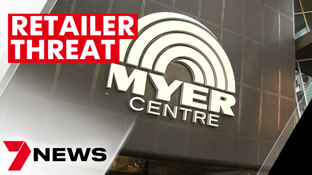 Rundle Mall could be set to lose its iconic Myer store amid a legal stoush with its landlord. youtu.be/vnMZV42BUFI <a href="/rosiebarnett_/">Rosie Barnett</a> #7NEWS