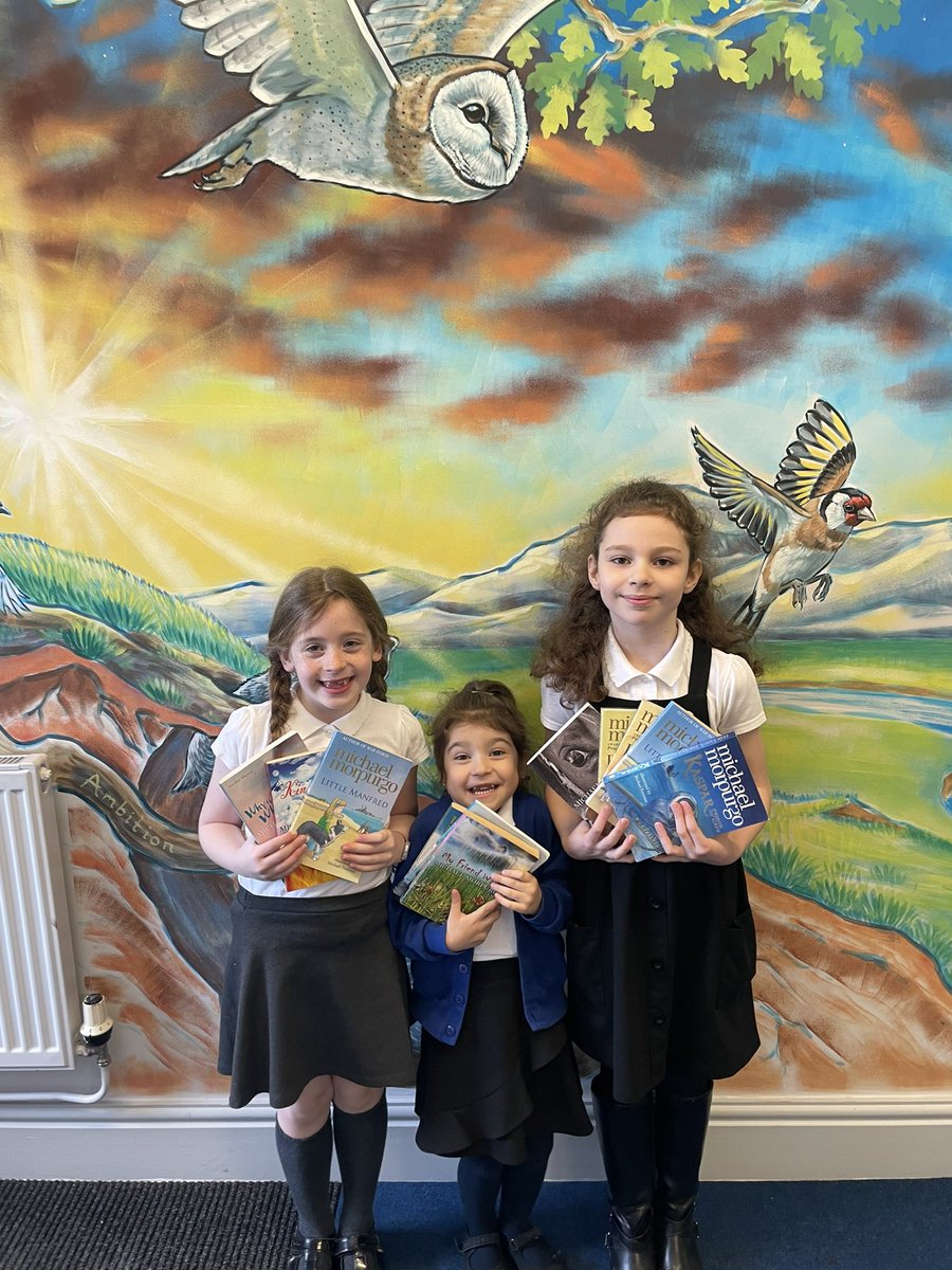 An avid reader at Calveley has generously donated her well-thumbed Michael Morpurgo book collection for her school friends to enjoy! #generous #readingforpleasure #reading #english #lovereading #literacy #schoollibrary #recommendedreads