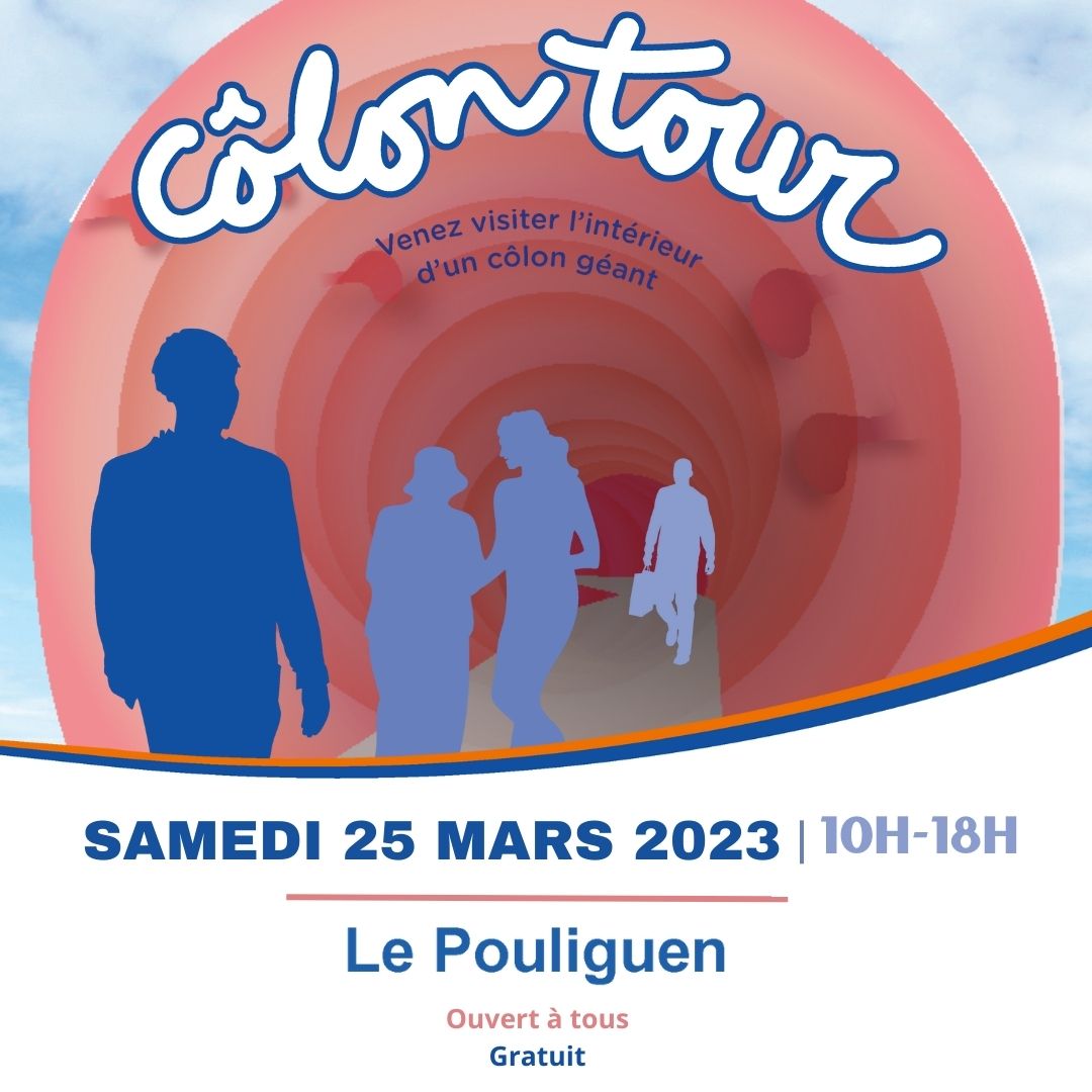 [#MarsBleu2023] Vous faites quoi samedi 25 mars ? Et si vous alliez au Pouliguen découvrir le Côlon Tour ? Rendez-vous entre 10h et 18h, salle André Ravache, au Pouliguen. Gratuit. En savoir + : liguecancer44.fr/actualite/le-c…