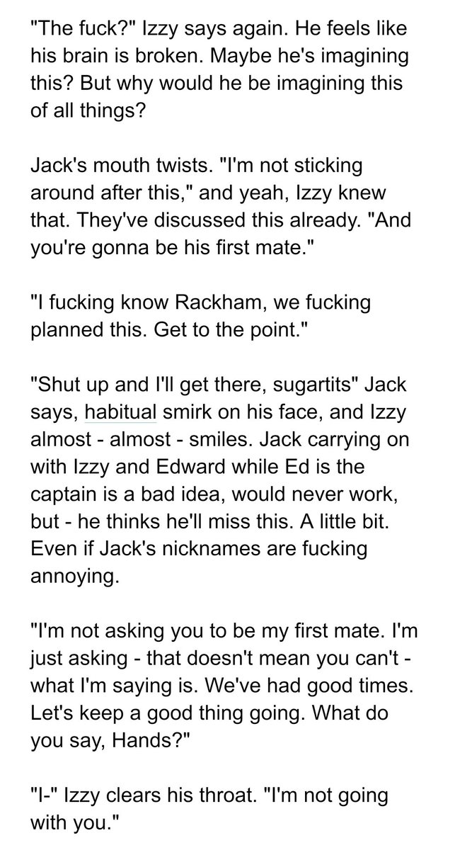 makes_sense_2me's tweet image. #cjizzyweek Hornigold era