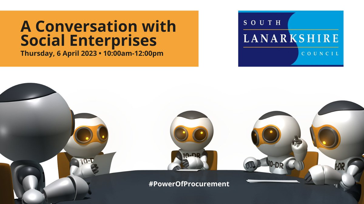 sdpscotland's tweet photo. South Lanarkshire social enterprises: join a conversation about #publicsector contracts on 6 April! Learn how to do business with @SouthLanCouncil, hear success stories & access free tendering support: https://t.co/4dN4vzsRdy #GoodNewsScot #socialenterprise #SocEnt #PowerOfSDP https://t.co/IqLKGN3tcs
