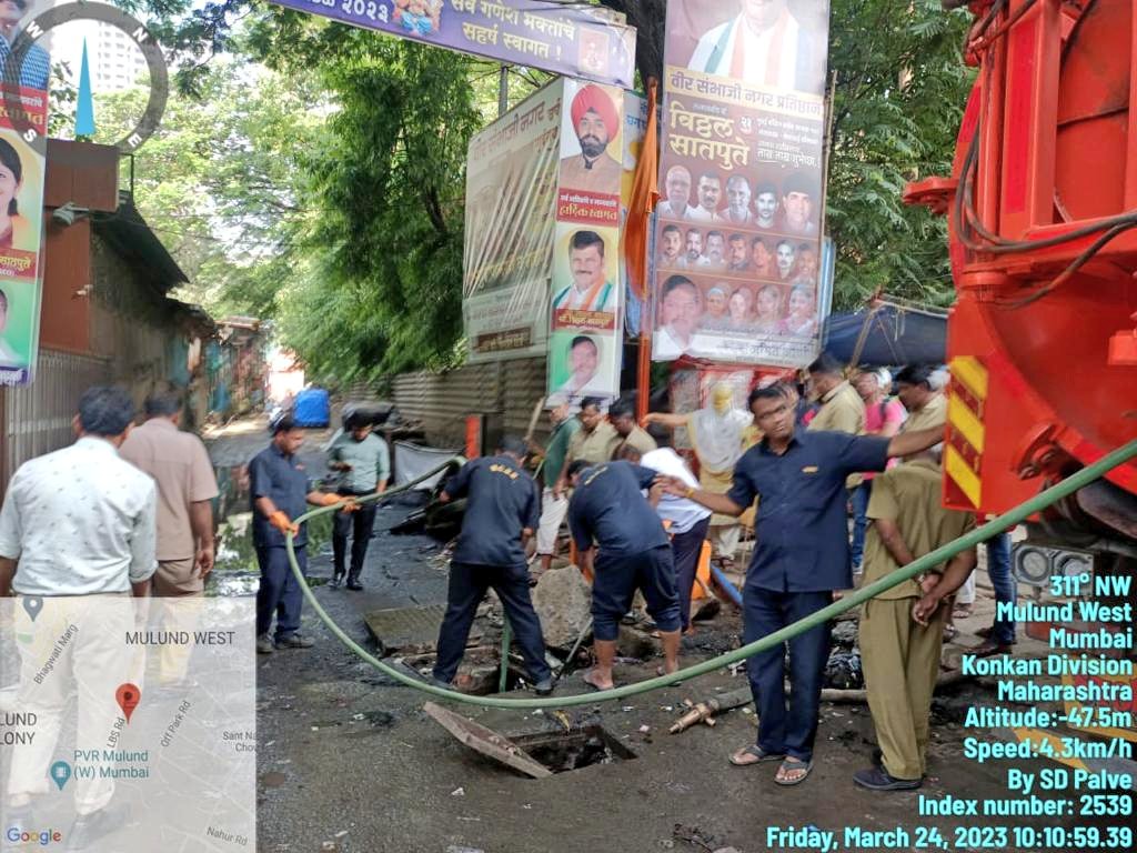 mybmcWardT's tweet photo. @AshitD @mybmc @mybmcSWM @MulundMumbai @mulund_info @mieknathshinde @CMOMaharashtra @mihirkotecha @KiritSomaiya @Medhabjp @Dev_Fadnavis Sir, your complaint has been attended. Please check attached pictures herewith. https://t.co/yyBTfwKENy