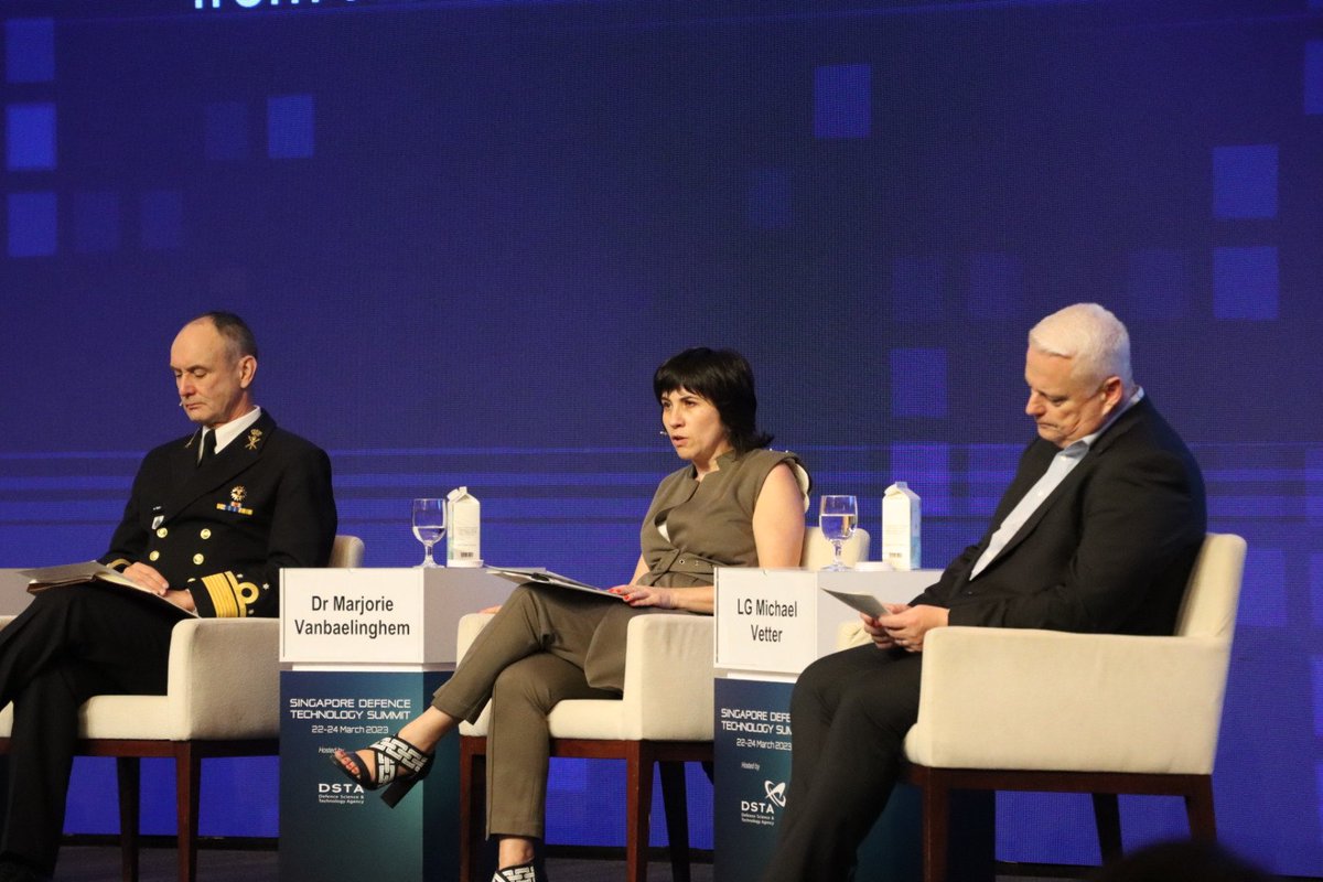 FranceinSG's tweet photo. @IRSEM1 Director, Dr @MarjorieVanbael , discusses how recent conflicts have turned some of the world’s biggest technology platforms into contested environments with information and intelligence campaigns waged in a parallel digital space.
#sgtechsummit https://t.co/1DrL9a0Ims
