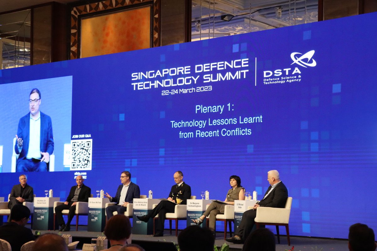 FranceinSG's tweet photo. @IRSEM1 Director, Dr @MarjorieVanbael , discusses how recent conflicts have turned some of the world’s biggest technology platforms into contested environments with information and intelligence campaigns waged in a parallel digital space.
#sgtechsummit https://t.co/1DrL9a0Ims