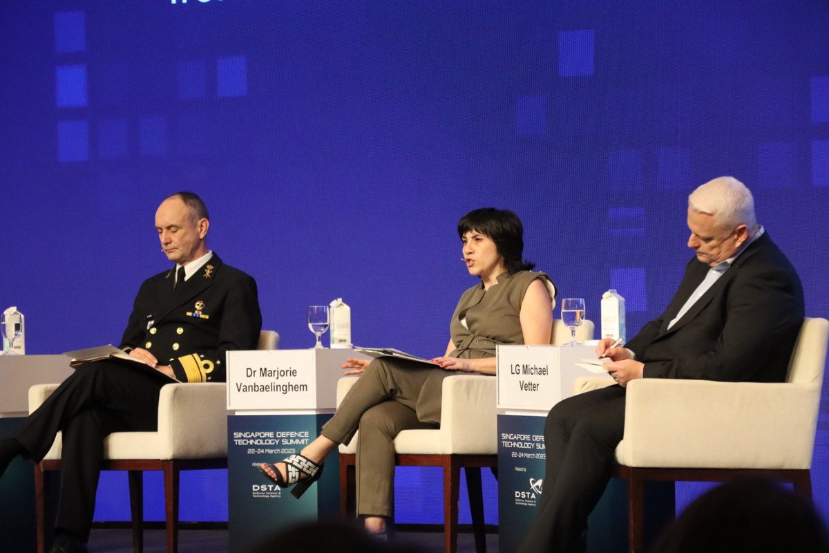FranceinSG's tweet photo. @IRSEM1 Director, Dr @MarjorieVanbael , discusses how recent conflicts have turned some of the world’s biggest technology platforms into contested environments with information and intelligence campaigns waged in a parallel digital space.
#sgtechsummit https://t.co/1DrL9a0Ims