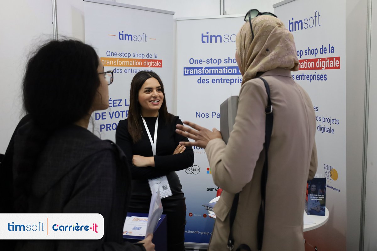 TimsoftG's tweet photo. 📷 Retour en images | Carrière IT qui a eu lieu les 17 et 18 mars au palais des congrès. 
 
Nous sommes ravis d'avoir rencontré autant de personnes passionnées par le monde de l'informatique et des nouvelles technologies.
 
#TimsoftGroup #CarrièreIT #évènement #IT https://t.co/rRM515jF4I