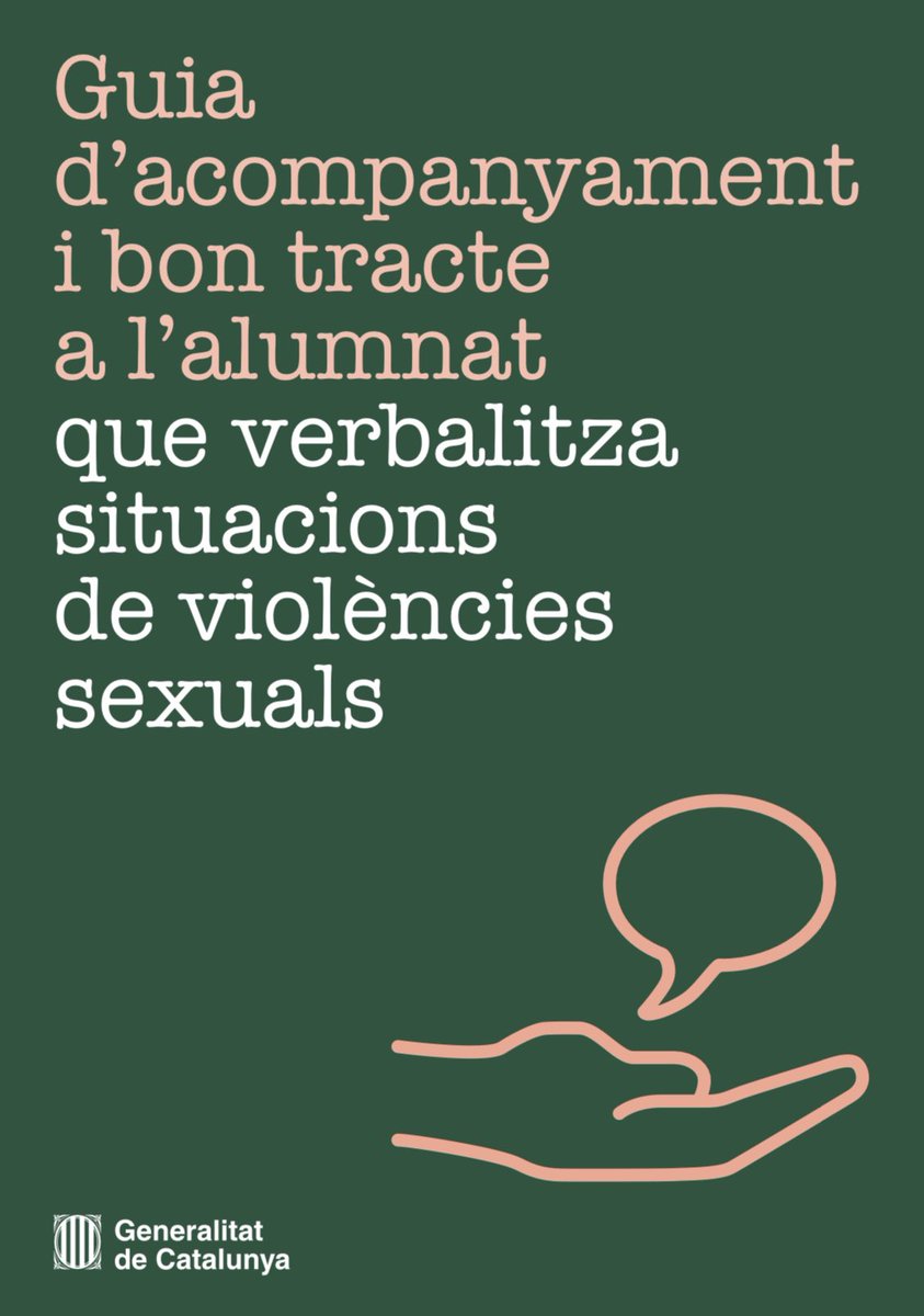 se_selva2's tweet image. Aquesta guia té per objectiu orientar el personal docent sobre com detectar i abordar les violències sexuals en l'àmbit escolar.

🔗 educacio.gencat.cat/ca/departament…

#recurs #guia #acompanyament #educació
