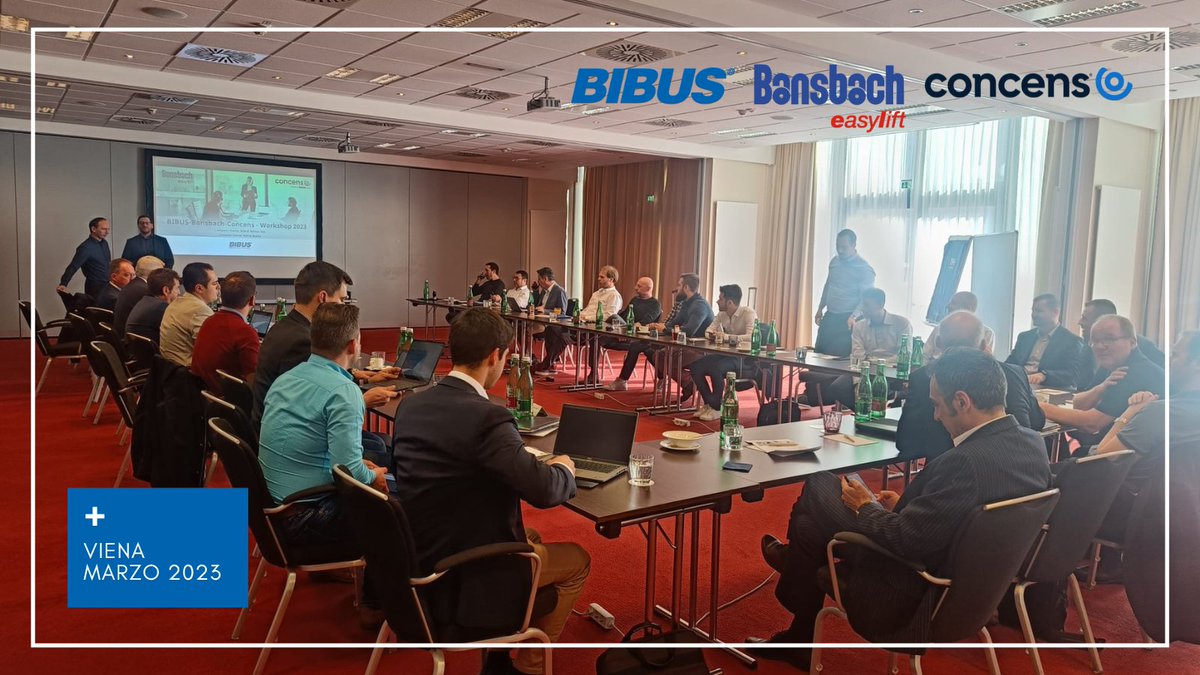 Esta semana asistimos con nuestros compañeros del Grupo BIBUS a un encuentro con nuestro partner Bansbach y Concens en el que hemos podido debatir acerca de las necesidades del mercado, compartir experiencias y formarnos para darte el mejor servicio. #bibus #supportingyoursuccess
