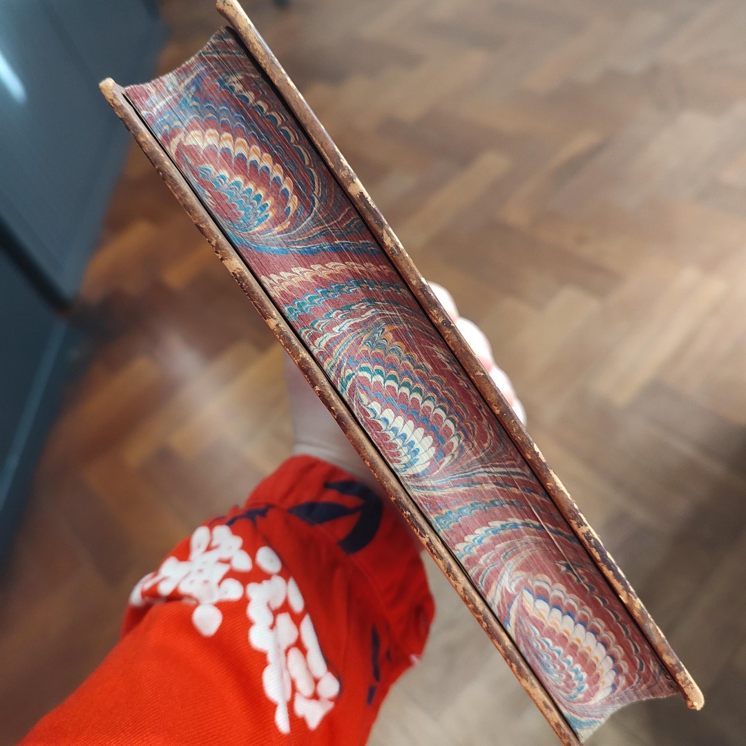 Het is weer een hele mooie #foreedgefriday met deze kleurrijke marmering! 🌈

📖Matthieu Pinault. Coutumes generales de la ville et duché de Cambray, pays et conté du Cambresis. Dowaai: Michelle Mairesse, 1691.
MAG-P 12.1073