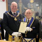 Image for the Tweet beginning: Lincolnshire #Freemason celebrates 60 years