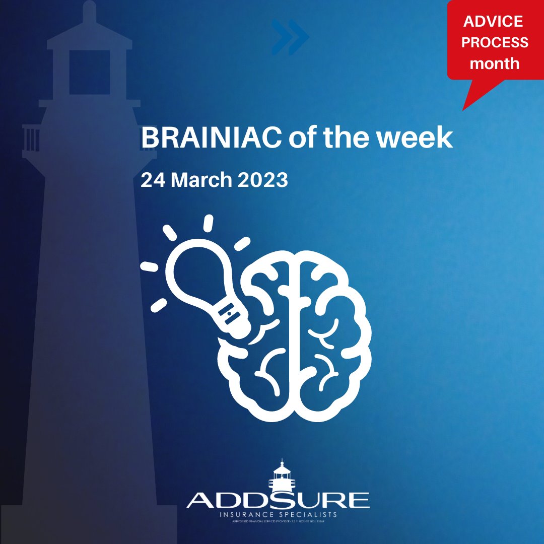 addsure's tweet photo. BRAINIAC OF THE WEEK

What qualification does your insurance advisor need to legally dispense insurance advice?

Post your answer in the comments section.

#adviceprocess
#addsure
#sectionaltitle
#specialistbroker https://t.co/Mrqy3JroXI