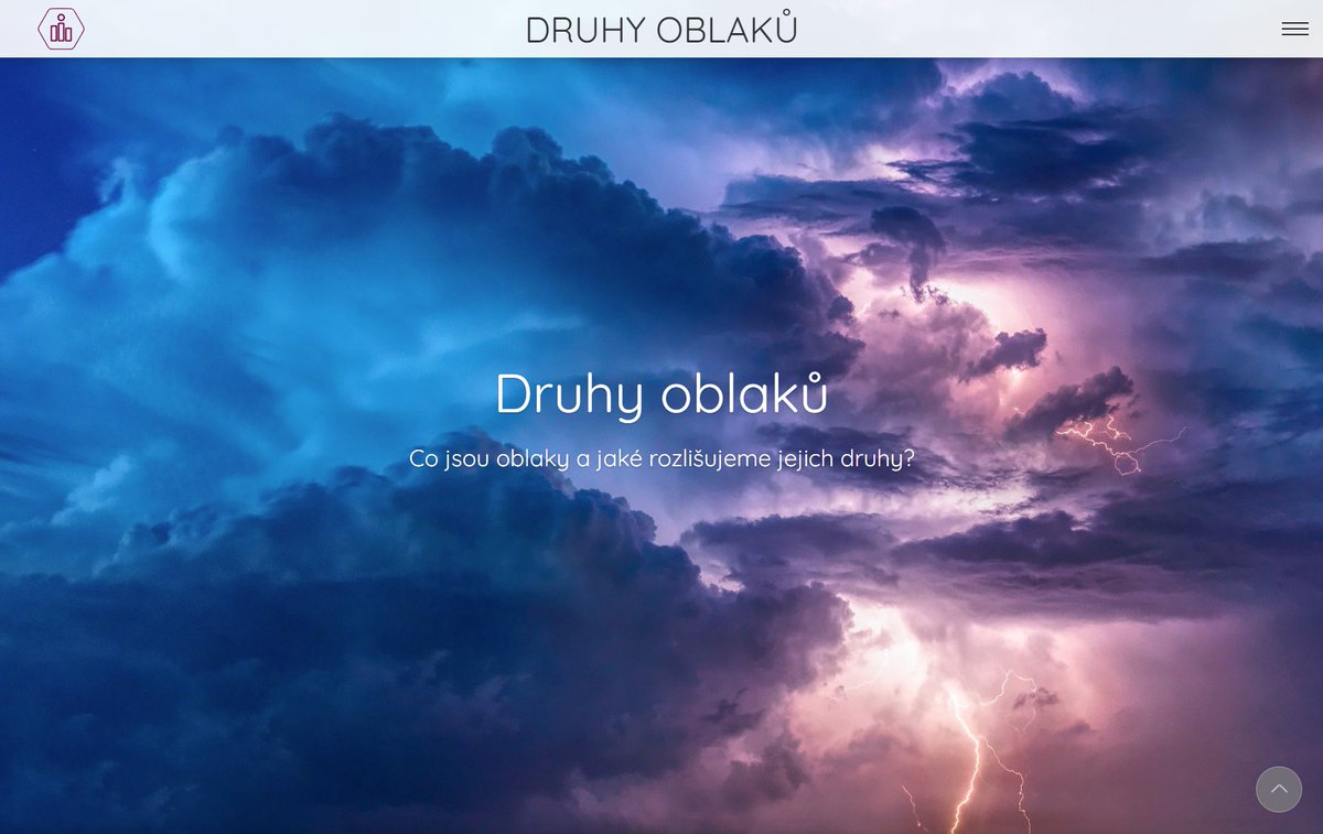 Jachym's tweet photo. NOVINKA! Zajímají vás #oblaky? Pak by se vám mohla líbit nová stránka věnovaná různým druhům oblaků. Stránku budu ještě dále rozšiřovat. Najdete v ní bohatý obrazový materiál a popisy. Odkaz zde a také přímo na homepage https://t.co/caVB5JA9ul: https://t.co/8Z9l27h6Dv 
#počasí https://t.co/yn98c4z8ky