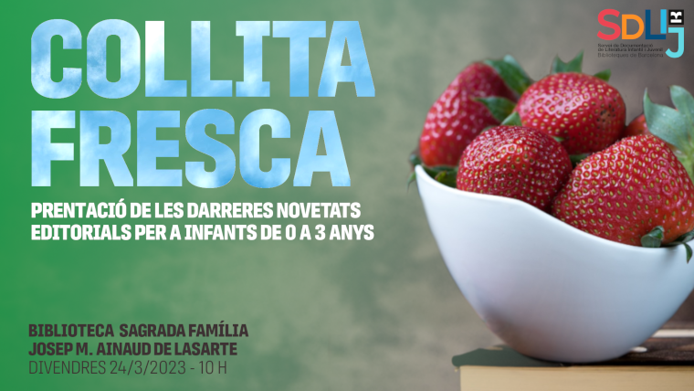 BibliotequesBCN's tweet photo. 📚Aquest matí nova #CollitaFresca del #SDLIJ
Descobreix les darreres novetats editorials de #lij de Combel, @Ed_Cruilla, @KalandrakaEdit, Kókinos i @phaidonpress
⌚ De 10 a 13.30 h
📍Biblioteca #bbcnSagradaFamília
🔗https://t.co/WeDrk0Pbc1 https://t.co/oX33JvBfvc