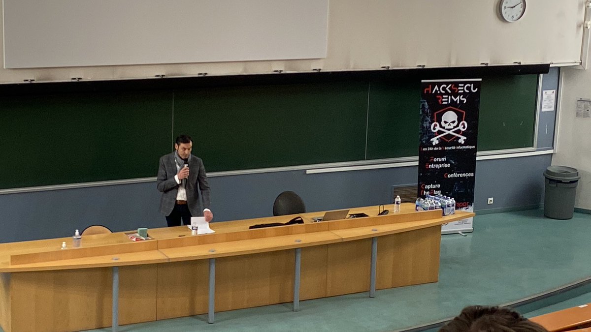 URCAArnold's tweet image. Ouverture du #HackSecuReims @PPoplimont @fnolot 200 présents. Forte attractivité @universitereims