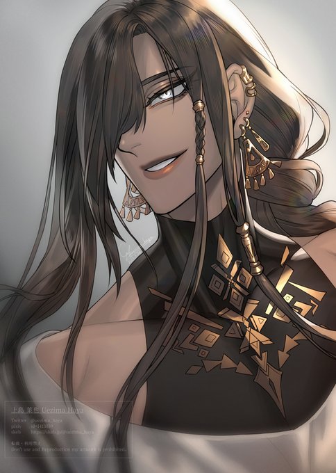 ジャリールの髪色変えてみた。 