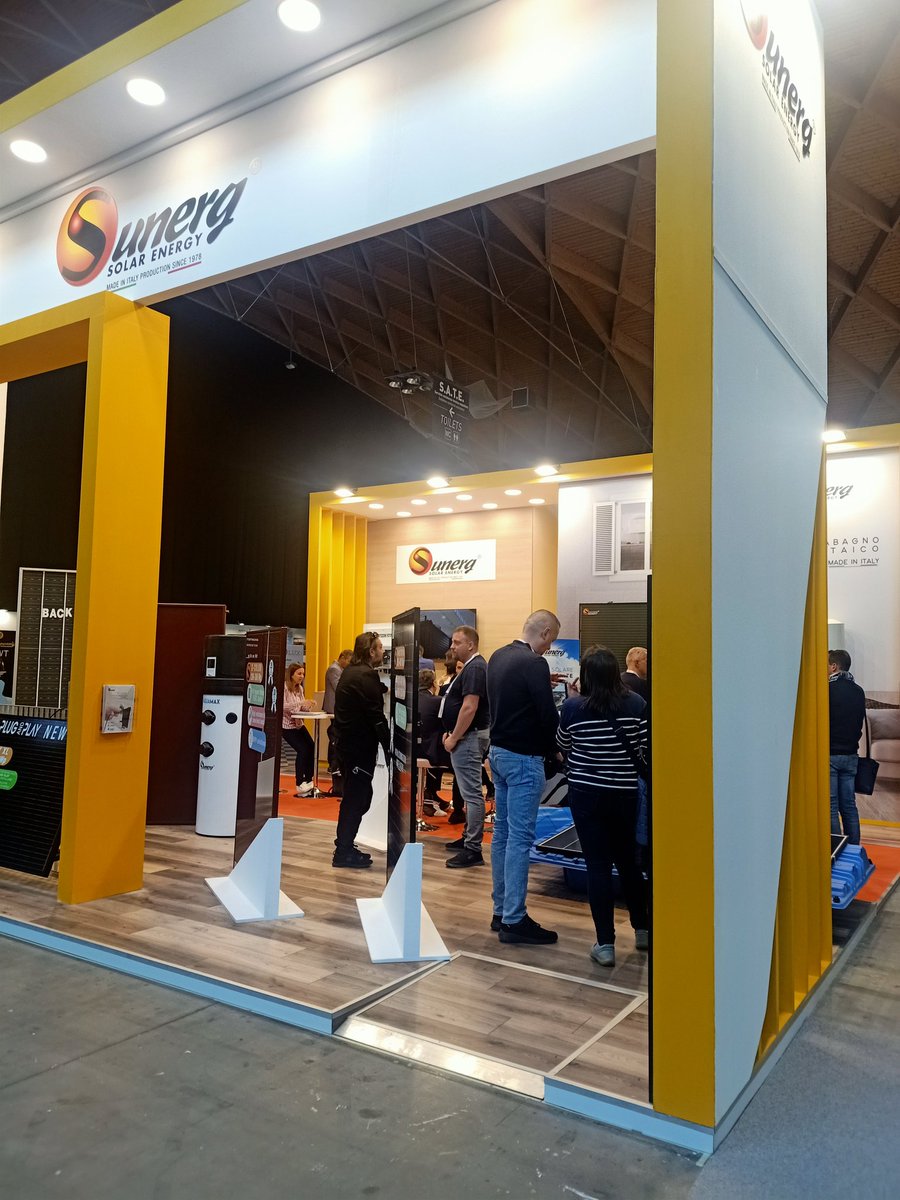 Sunerg_Solar's tweet photo. #day3
K.EY - Italian Exhibition Group
ultimo giorno di fiera
INGRESSO EST
STAND B7D7 N.006
#nuovesoluzioni #fotovoltaico #solaretermico #innovazioni https://t.co/fdB6pvFkxk