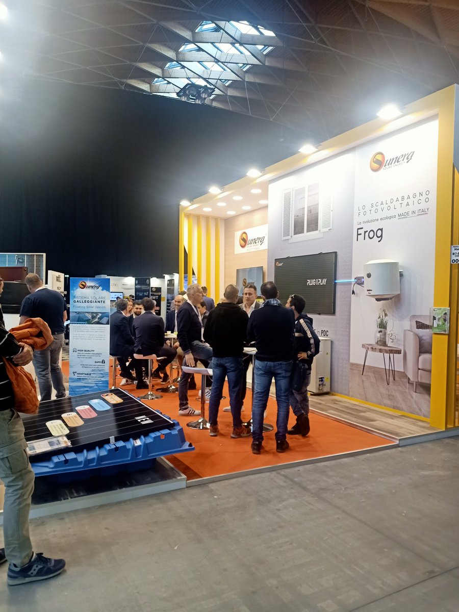 Sunerg_Solar's tweet photo. #day3
K.EY - Italian Exhibition Group
ultimo giorno di fiera
INGRESSO EST
STAND B7D7 N.006
#nuovesoluzioni #fotovoltaico #solaretermico #innovazioni https://t.co/fdB6pvFkxk