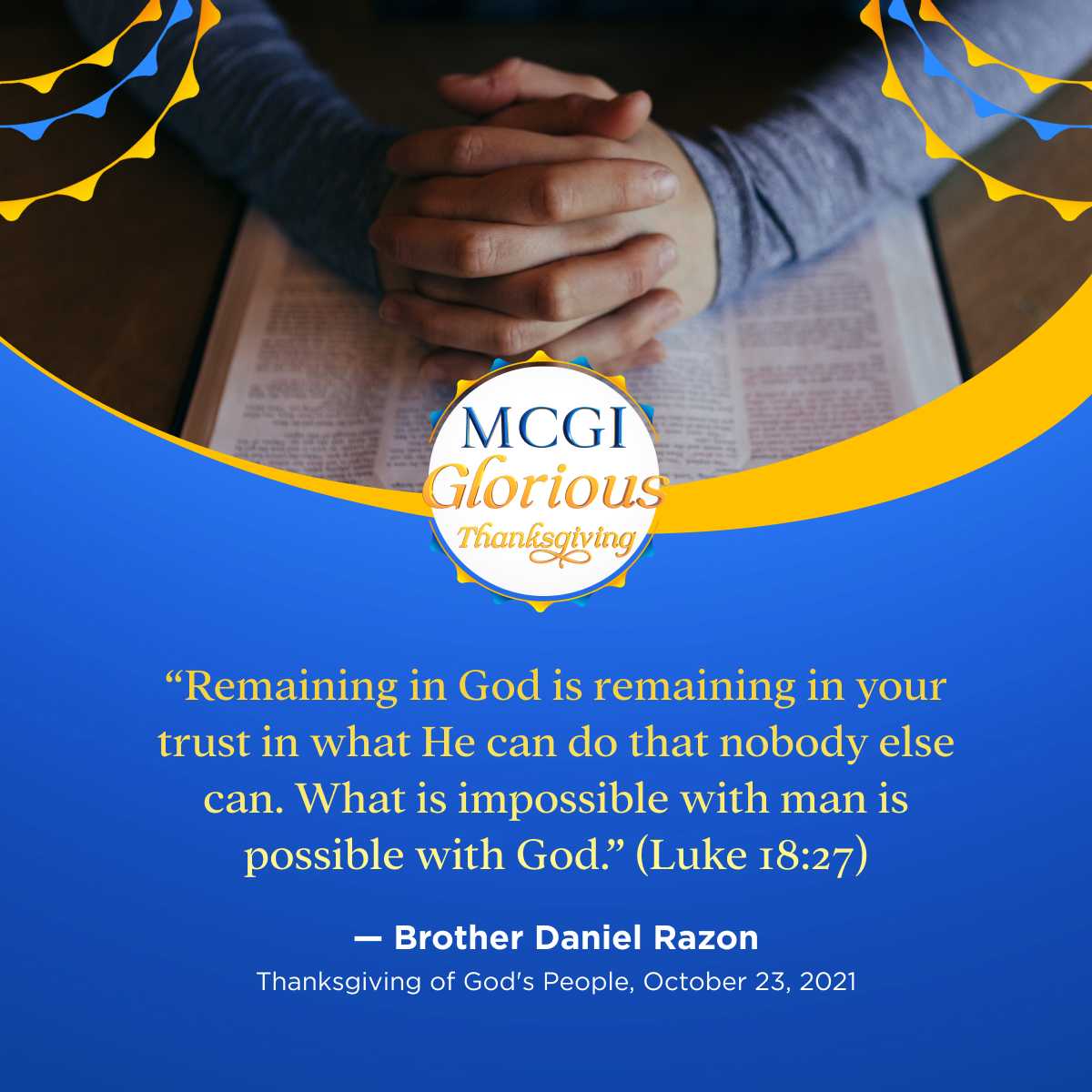 Brother Daniel Quote