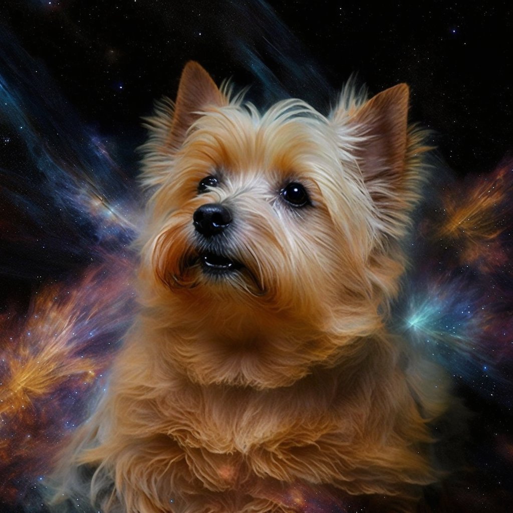 CaptainMoyni's tweet photo. My parents dog passed today. MIDJOURNEY made him a tribute https://t.co/7EmBC4I94d