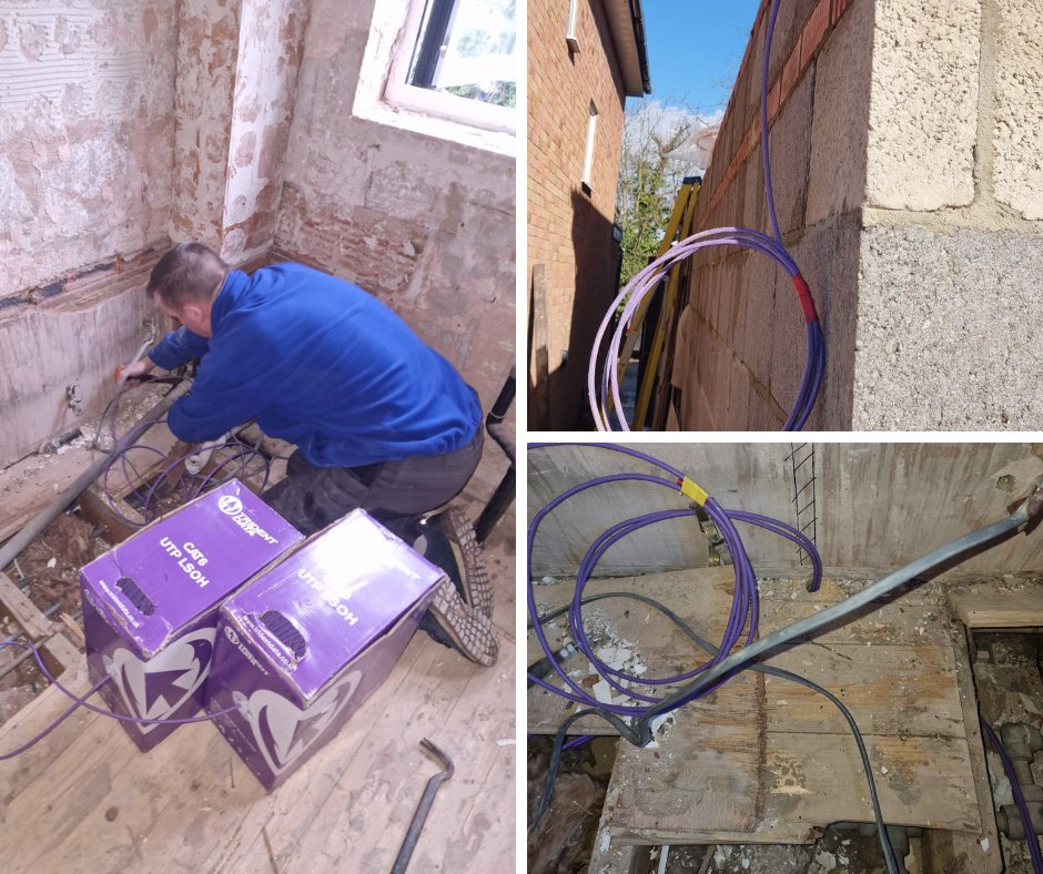 ProtechSolutio1's tweet image. Last week, the boys were at a residential property installing 3 x Hikvision CCTV cameras. But before they could do this, they had to do the preparation for the cameras which was all about the cabling! #security #cctv #networkcabling #cabling #surveillance #residentialcctv