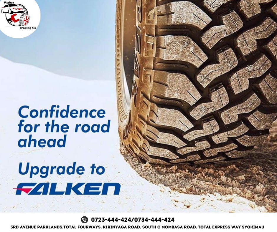 Wabcomobilityke's tweet photo. Weekend warriors need reliable tyres. We've got you covered!
#Wabcotyres #Falkentyres #Falkenfridays #Wildpeakweekend #offroadingnation #TrailTacklers #HighwayHeroes #azenisfk510 #ziexze #ecorun #sincera #at3wa #at3w #attrail #nairobi https://t.co/MvWK9YkaZm