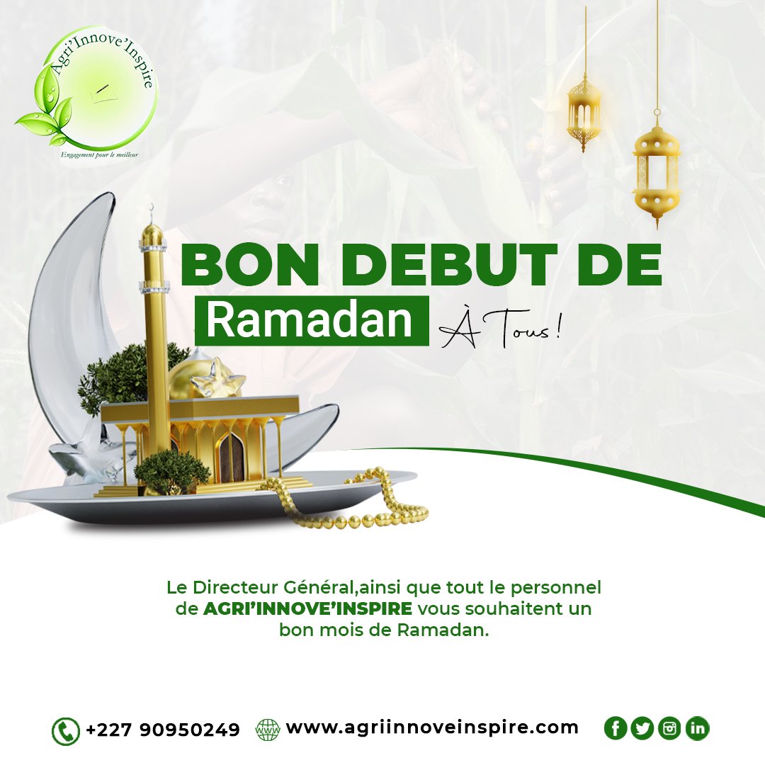 Bon mois de Ramadan à tous. Faisons en sorte que la générosité prenne le dessus sur le gaspillage.
Merci pour votre soutien quotidien.